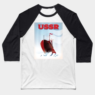 USSR Ice Breaker Baseball T-Shirt